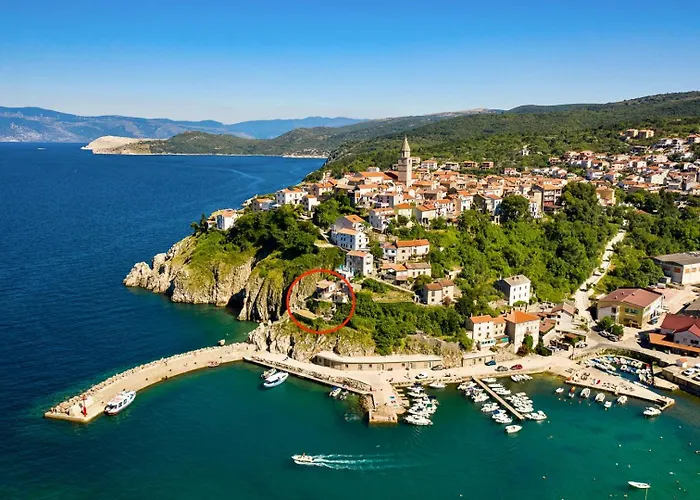 House Bella Mare With Sea View 50m From The In A Quiet Location In On Krk Island