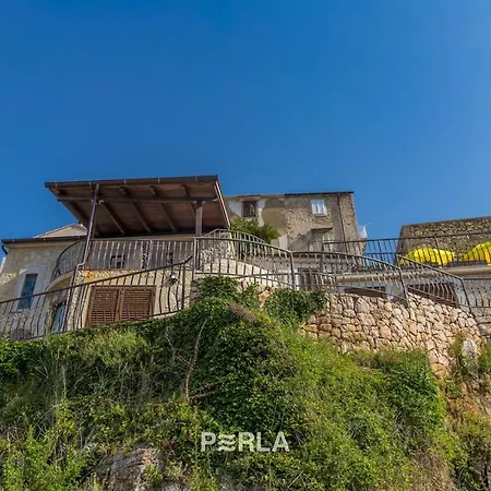 House Bella Mare With Sea View 50m From The In A Quiet Location In On Krk Island Vrbnik (Primorje-Gorski Kotar)