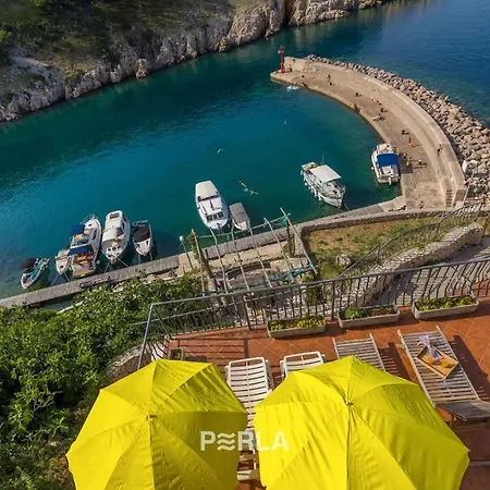 House Bella Mare With Sea View 50m From The In A Quiet Location In On Krk Island Vrbnik (Primorje-Gorski Kotar)