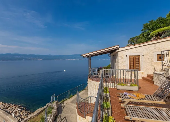 House Bella Mare With Sea View 50m From The In A Quiet Location In On Krk Island Vrbnik (Primorje-Gorski Kotar)